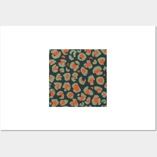 Colorful Leopard Print II Posters and Art